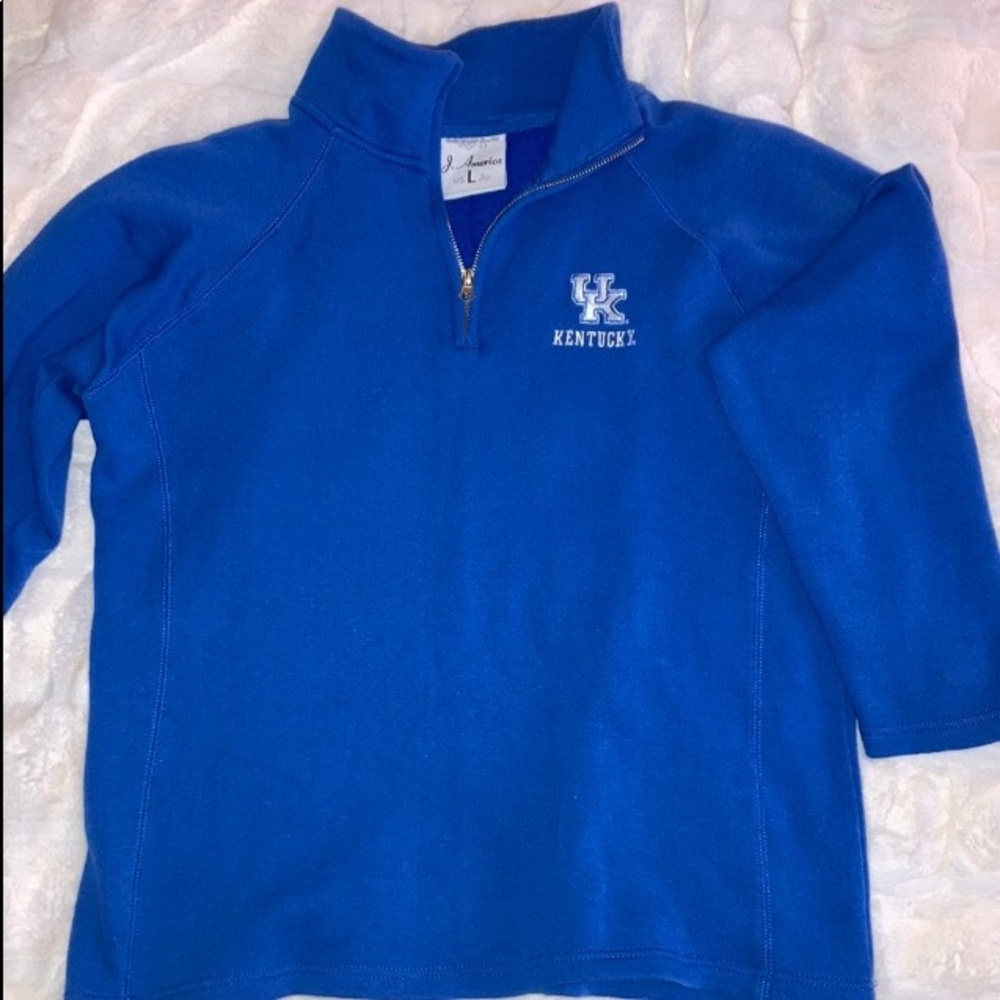 J. America University of Kentucky quarter zip sweatshirt 💙 Large